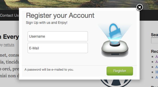 ثبت نام با ایمیل در جوملا